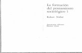 Nisbet Robert La Formación Del Pensamiento Sociológico Caps 1-3