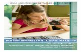 6-12 Años.máster Montessori_dossier INFORMATIVO. Curso 2015-16