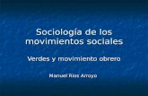 Sociologia de Los Movimientos Sociales