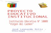 Proyecto Curricular de Institución Educativa Virgen Del Carmen Usb