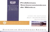 Problemas Socioeconomicos de Mexico Area v-Derecho Economico