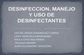 Desinfeccion, Manejo y Uso de Desinfectantes