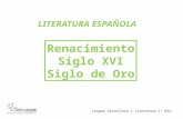 Literatura Española. Renacimiento