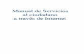 Manual de Servicios Al Ciudadano a Través de Internet Madr