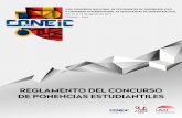 Reglamento Del CPE - XXIII CONEIC Chiclayo 2015