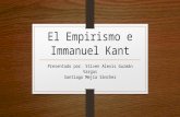 El Empirismo e Immanuel Kant