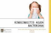 Rinosinusitis aguda bacteriana pediatría