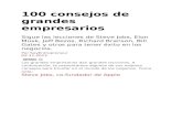100 Consejos de Grandes Empresarios