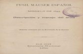 Fusil Mauser Español Modelo de 1893 Descripcion y Manejo Del Arma