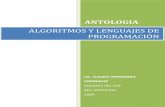 Antologia de Algoritmos y Lenguajes de Programación 24feb
