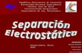 Separación electrostática