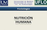 Fisiologia - Nutrición