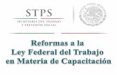 Reformas a la Ley Federal del Trabajo CapacitaciÃ³n