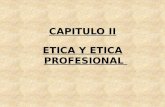Etica y Etica Profesional