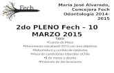 Pleno Fech – 10 de Marzo 2015