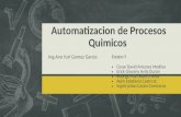 Automatizacion de Procesos Quimicos