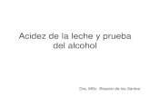 Acidez de La Leche y Prueba Del Alcohol RDS