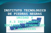Alta Direccion 4.3 indicadores sociales economicos y politicos