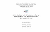 Tema II. Modelos de Desarrollo Social Venezolano
