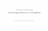 Fichte - Schelling - Correspondencia Completa