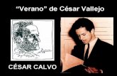 César Calvo recita "Verano" de César Vallejo