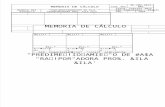 Memoria de Cálculo - Cargas Faja Vila Vila
