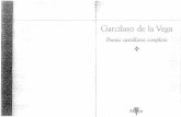 Poes­a Castellana Completa - Garcilaso de La Vega (Ed. Ctedra)
