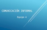 EXPOSICION Comunicación Informal