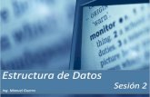 Estructura de Datos - Sesion 2