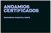 Alquiler Andamios Certificados