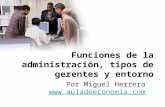 AG02-FUNCIONES DE LA ADMINISTRACIÓN, TIPOS DE GERENTES.ppt