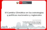 2. Cambio Climático en Estrategias y Políticas Nac y Reg - Laura Avellaneda MINAM 19Feb15