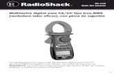 Manlual Multibmetro Gancoho Radio Shack