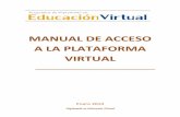 Manual de Acceso a La Plataforma Virtual