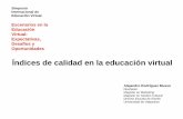 Alejandro Rodríguez- Indices de Calidad en La Educación Virtual (Presentación)