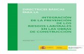 Directrices Integracion PRL en Construccion