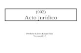 Esquemas Acto Jurídico - Carlos López Díaz