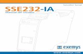 Manual SSE232-IA