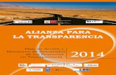 Alianza para la Transparencia. Plan de Acciones y Monitoreo de Resultados de los Proyectos en Transparencia