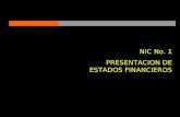 NIC 1 Presentaci+¦n de Estados Financieros