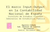El Marco Input-Output en La Contabilidad Nacional de España