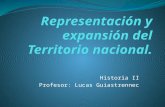 Representación y Expansión Del Territorio Nacional