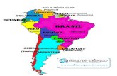 Paises de America del Sur y sus extensiones, población, rios, montañas y clima