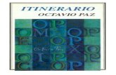 Octavio Paz_Itinerario