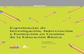 Experiencias e investigaciones de educación en México