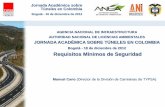 Requisitos Minimos de Seguridad-Jornada Academica de Tuneles en Colombia