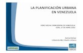 Planificacion Urbana en Venezuela-Alcaldia Metropolitana de Caracas)))), 123 Pags.
