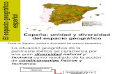 1. España, Unidad y Diversidad Del Espacio Geográfico