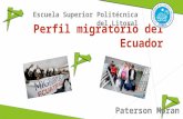 Perfil Migratorio Del Ecuador