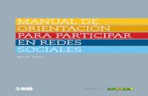 Manual de Orientacion para Participacion en Redes Sociales